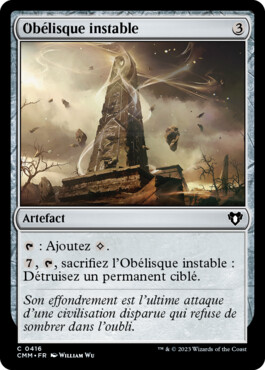 Obélisque instable - Commander Masters