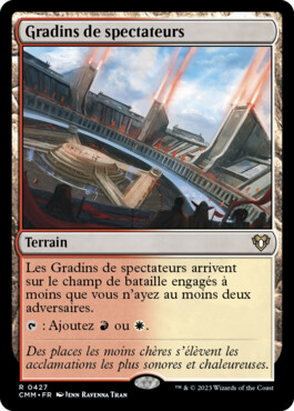 Gradins de spectateurs - Commander Masters