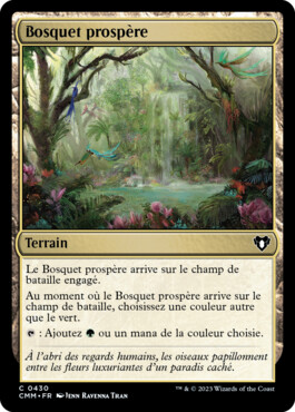 Bosquet prospère - Commander Masters