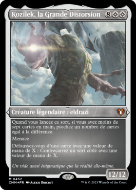 Kozilek, la Grande Distorsion - Commander Masters