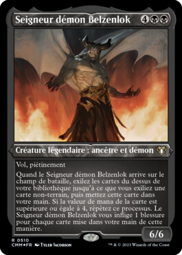 Seigneur démon Belzenlok - Commander Masters