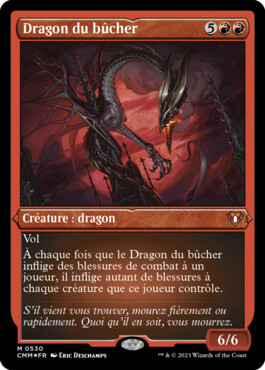 Dragon du bûcher - Commander Masters