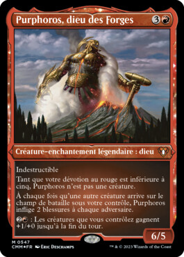 Purphoros, dieu des Forges - Commander Masters