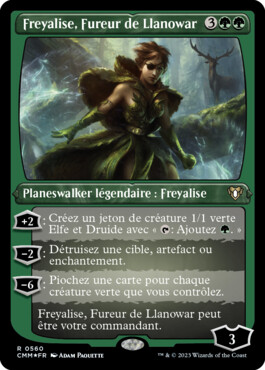 Freyalise, Fureur de Llanowar - Commander Masters