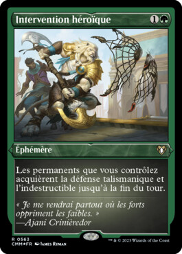 Intervention héroïque - Commander Masters