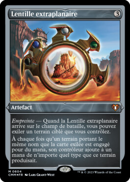 Lentille extraplanaire - Commander Masters