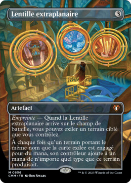 Lentille extraplanaire - Commander Masters