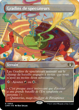 Gradins de spectateurs - Commander Masters