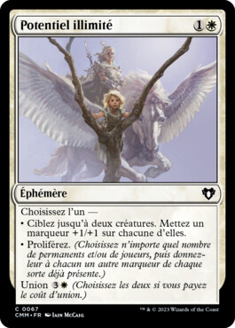 Potentiel illimité - Commander Masters