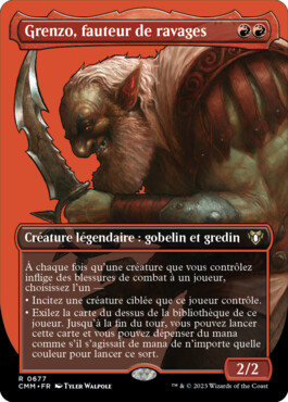 Grenzo, fauteur de ravages - Commander Masters