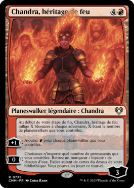 Chandra, héritage de feu - Commander Masters