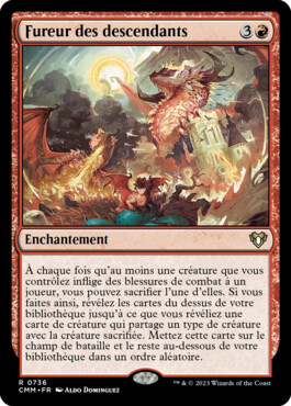 Fureur des descendants - Commander Masters