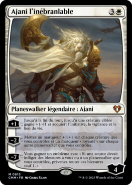 Ajani l'inébranlable - Commander Masters