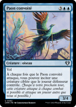 Paon convoité - Commander Masters