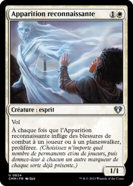 Apparition reconnaissante - Commander Masters