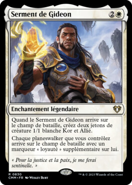 Serment de Gideon - Commander Masters