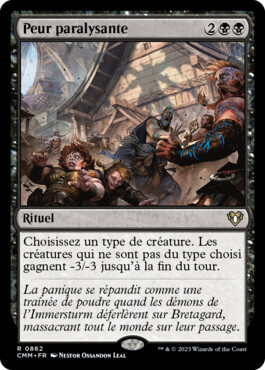 Peur paralysante - Commander Masters