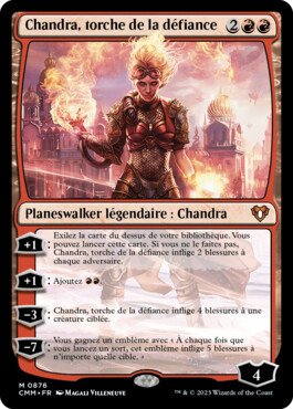 Chandra, torche de la défiance - Commander Masters