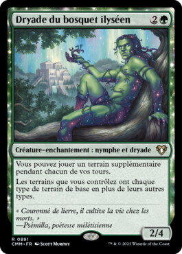 Dryade du bosquet ilyséen - Commander Masters