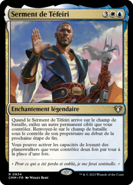 Serment de Téfeiri - Commander Masters