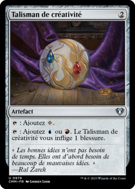 Talisman de créativité - Commander Masters