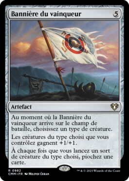 Bannière du vainqueur - Commander Masters