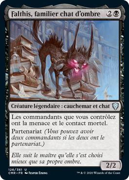 Falthis, familier chat d'ombre - Commander Légendes