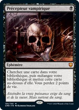 Précepteur vampirique - Commander Légendes