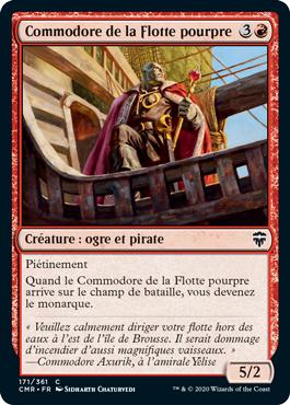 Commodore de la Flotte pourpre - Commander Légendes