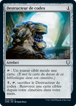 Destructeur de codex - Commander Légendes