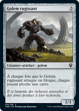 Golem rugissant - Commander Légendes