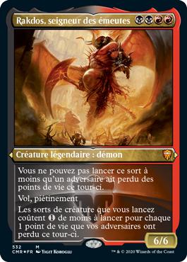 Rakdos, seigneur des émeutes - Commander Légendes