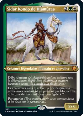 Sidar Kondo de Djamûraa - Commander Légendes