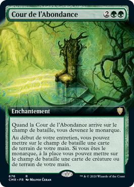 Cour de l'Abondance - Commander Légendes