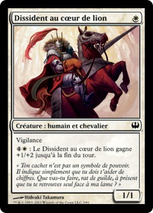 Dissident au cœur de lion - Duel Decks: Chevaliers vs. Dragons