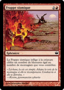 Frappe sismique - Duel Decks: Chevaliers vs. Dragons