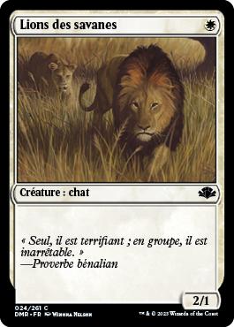 Lions des savanes - Dominaria Remastered