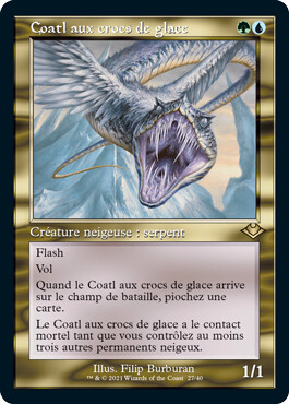 Coatl aux crocs de glace - Horizons du Modern 1 (cartes décalées dans le temps)