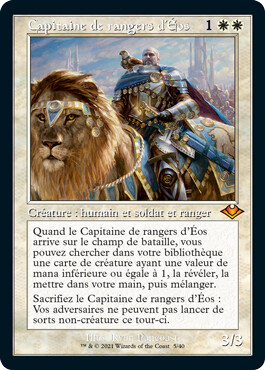 Capitaine de rangers d'Éos - Horizons du Modern 1 (cartes décalées dans le temps)