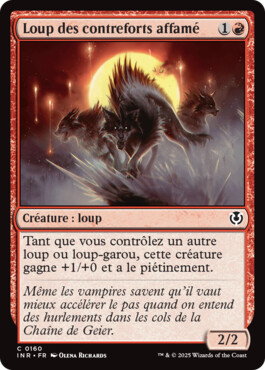 Loup des contreforts affamé - Innistrad Remastered