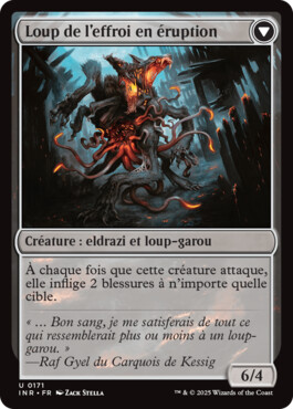 Loup de l'effroi en éruption - Innistrad Remastered