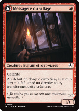 Messagère du village -> Intruse du lever de lune - Innistrad Remastered