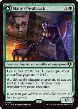 Maire d'Avabruck -> Alpha hurlemeute - Innistrad Remastered