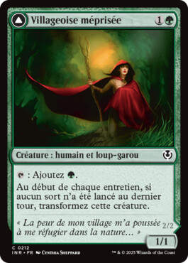 Villagoise méprisée -> Loup-garou marqué par la lune - Innistrad Remastered