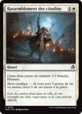 Rassemblement des citadins - Innistrad Remastered