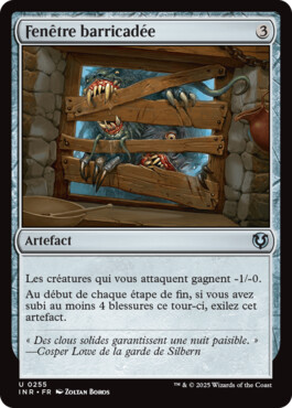 Fenêtre barricadée - Innistrad Remastered