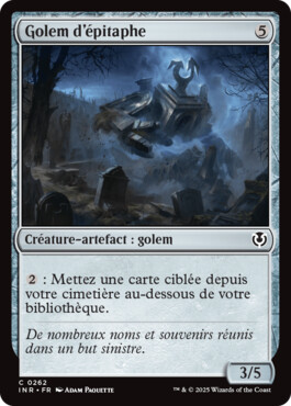Golem d'épitaphe - Innistrad Remastered