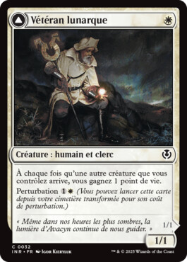 Vétéran lunarque -> Fantôme lumineux - Innistrad Remastered