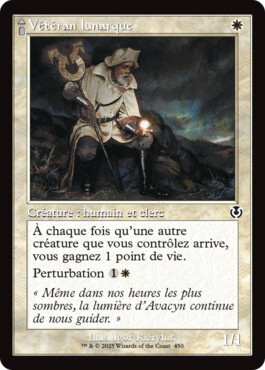 Vétéran lunarque -> Fantôme lumineux - Innistrad Remastered
