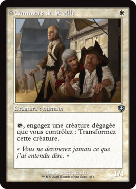 Commère de la ville -> Plèbe provoquée - Innistrad Remastered